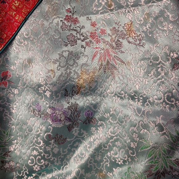 Asian Child's Kimono Type Outfit, Beijing Princess Qirao Sz L (probably small US - Picture 8 of 12